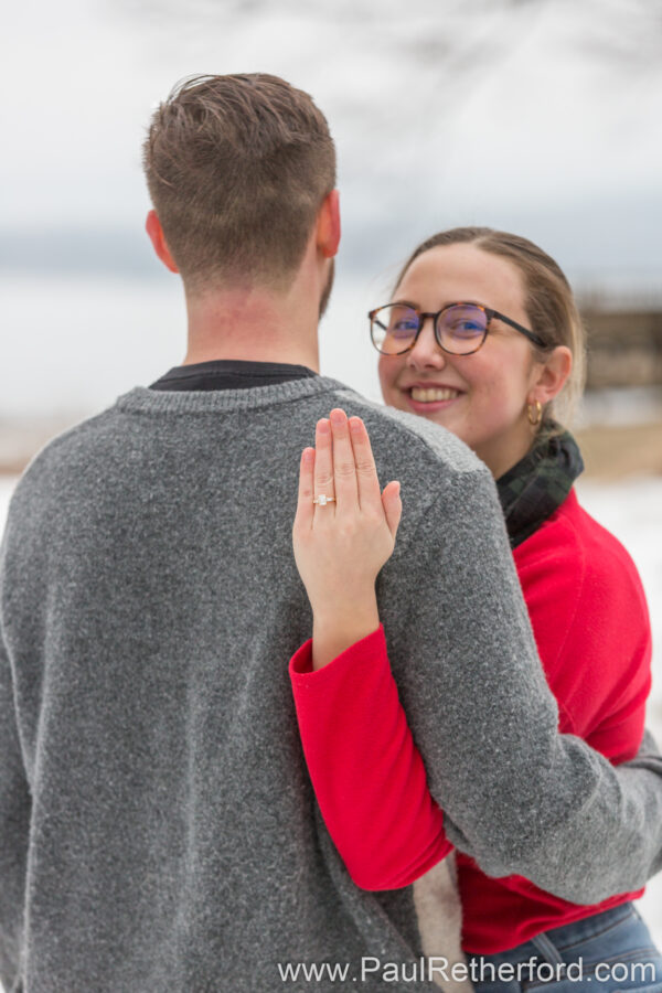 Avalanche Mountain Surprise Engagement Overlook Photography