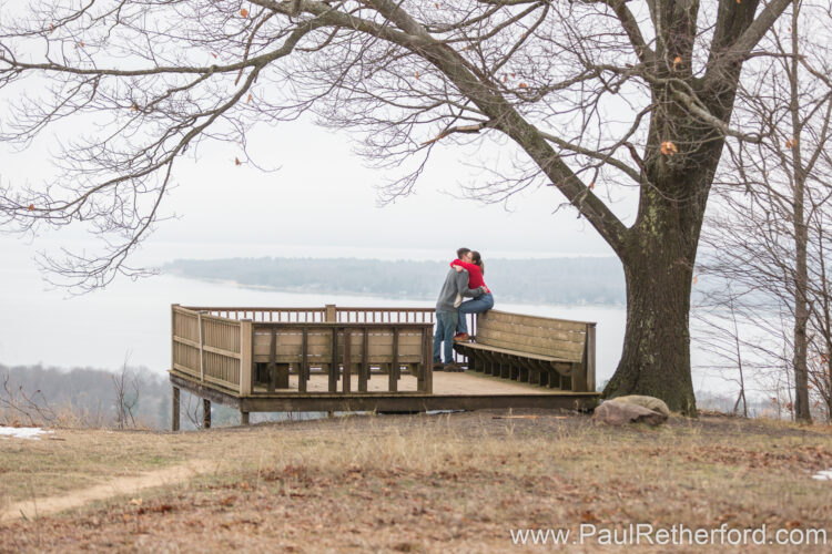 Avalanche Mountain Surprise Engagement Overlook Photography