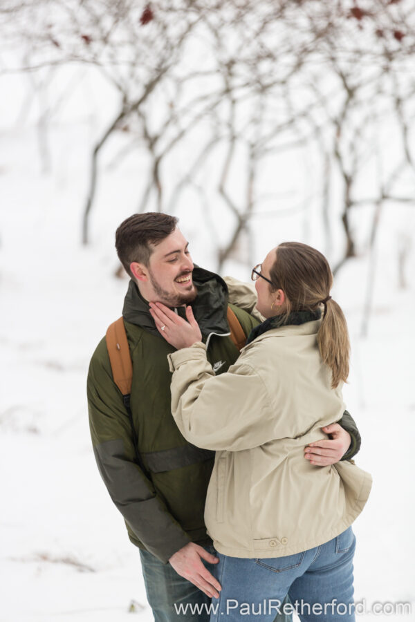 Avalanche Mountain Surprise Engagement Overlook Photography