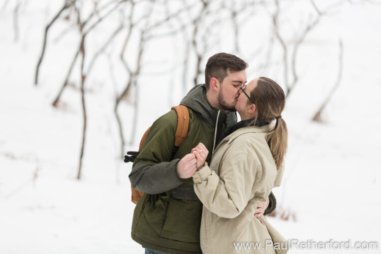 Avalanche Mountain Surprise Engagement Overlook Photography