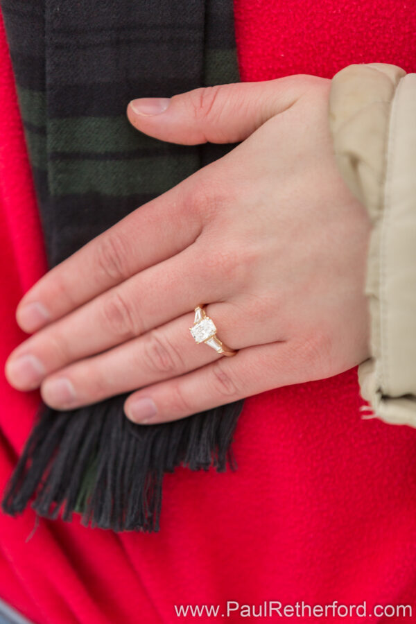 Avalanche Mountain Surprise Engagement Overlook Photography