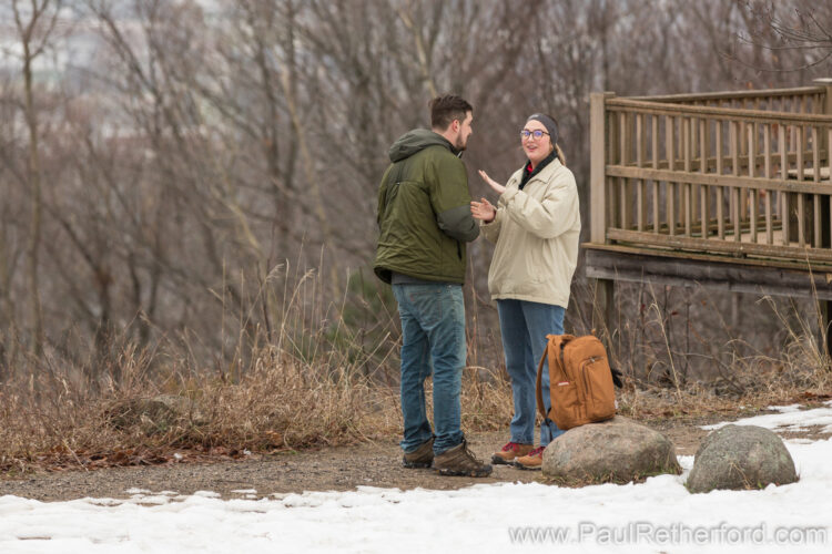 Avalanche Mountain Surprise Engagement Overlook Photography