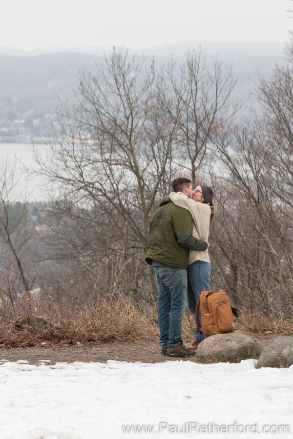 Avalanche Mountain Surprise Engagement Overlook Photography