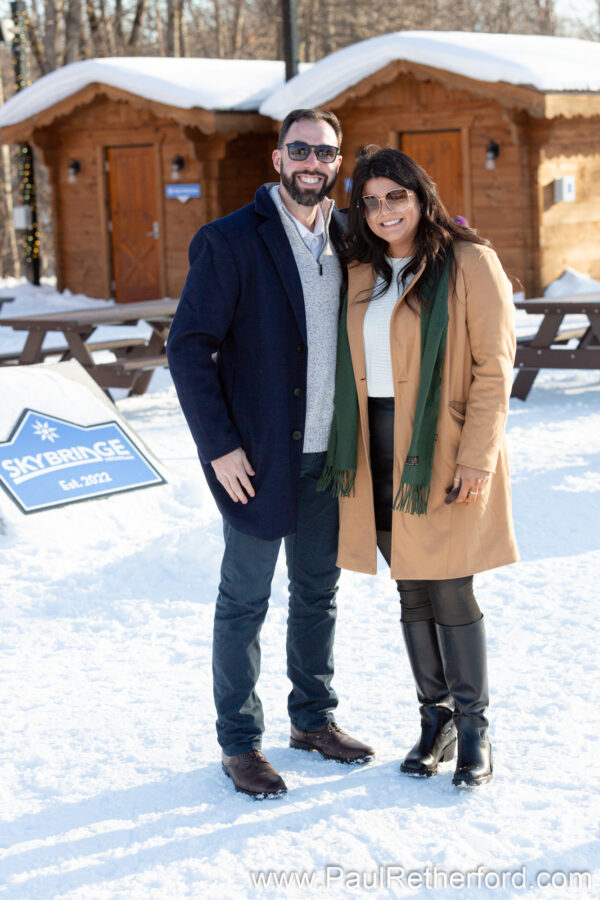 Engagement Boyne Mountain Skybridge Photography