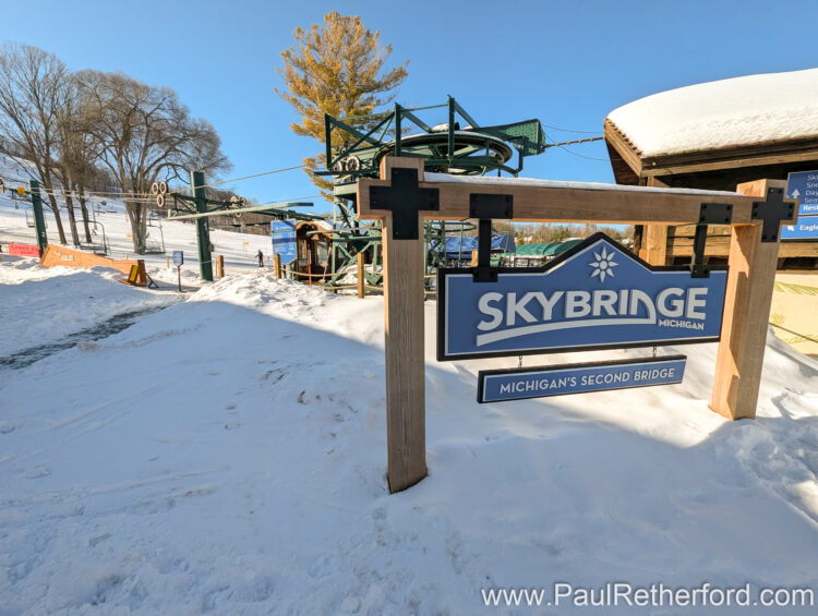 Engagement Boyne Mountain Skybridge Photography