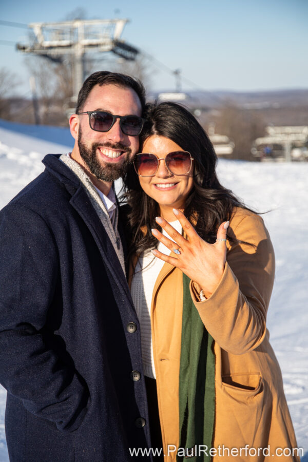 Engagement Boyne Mountain Skybridge Photography