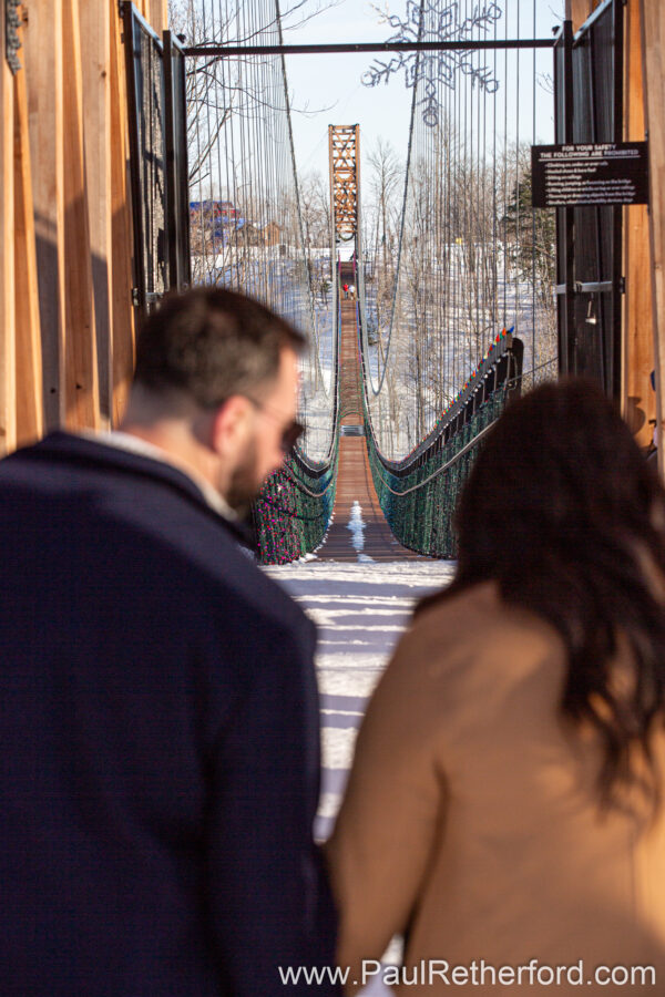 Engagement Boyne Mountain Skybridge Photography