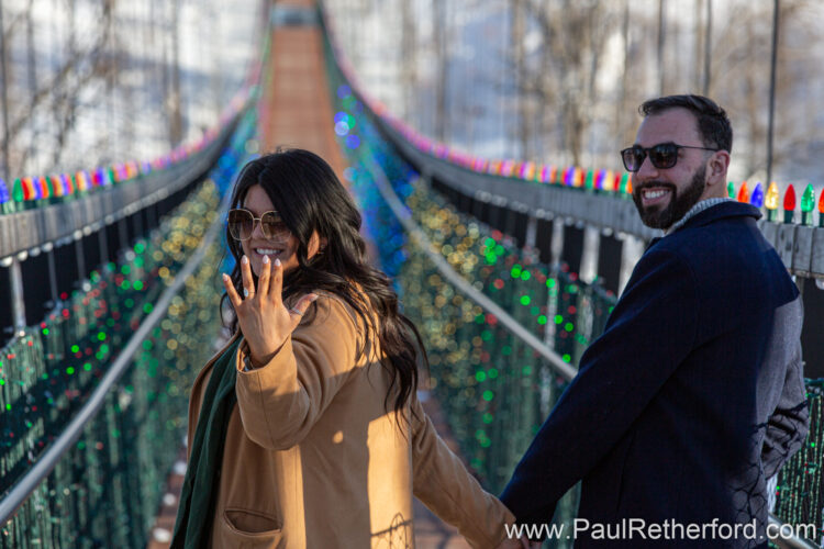 Engagement Boyne Mountain Skybridge Photography