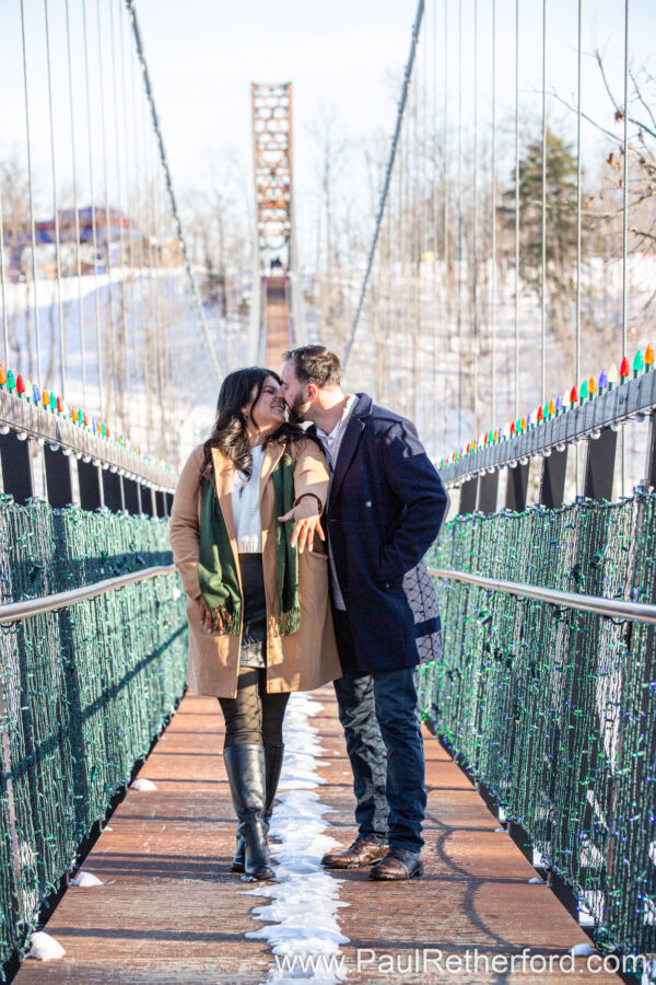 Engagement Boyne Mountain Skybridge Photography
