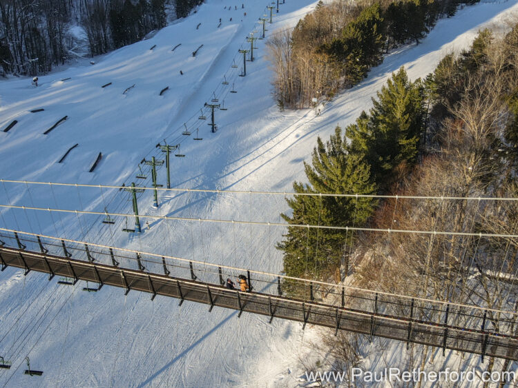 Engagement Boyne Mountain Skybridge Photography