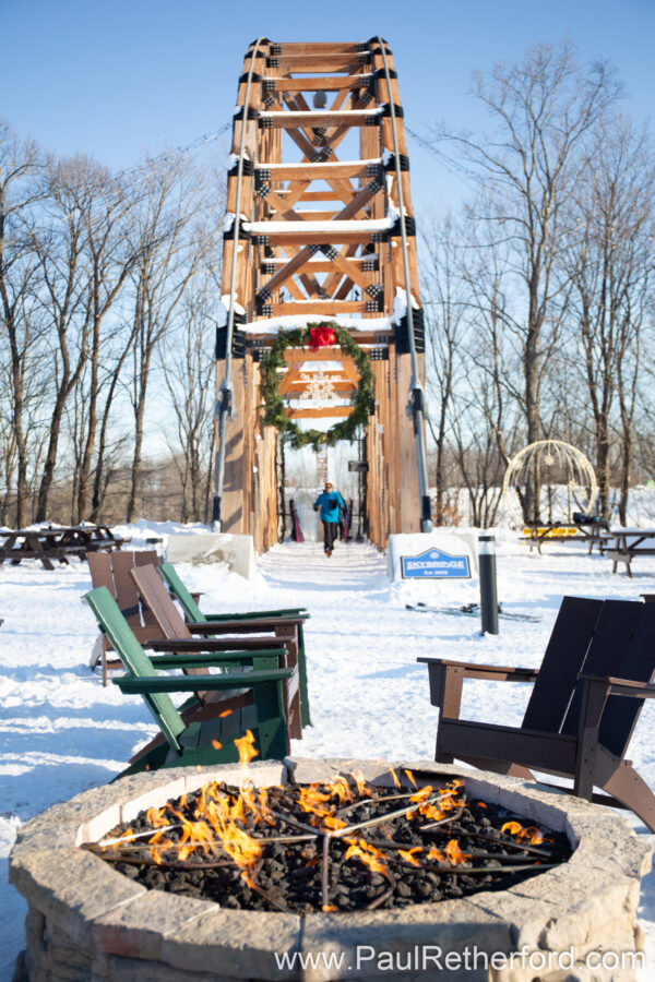 Engagement Boyne Mountain Skybridge Photography