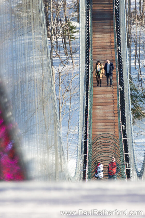 Engagement Boyne Mountain Skybridge Photography