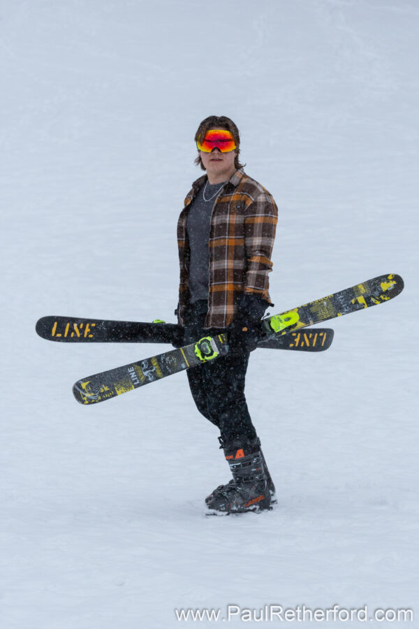 Winter Senior Photography Session Petoskey MI