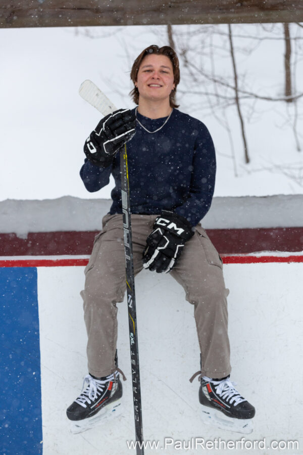 Winter Senior Photography Session Petoskey MI