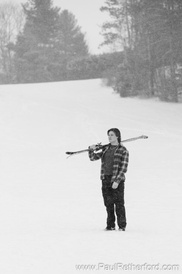 Winter Senior Photography Session Petoskey MI