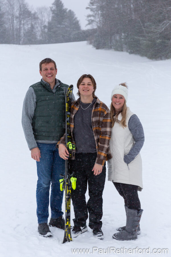 Winter Senior Photography Session Petoskey MI