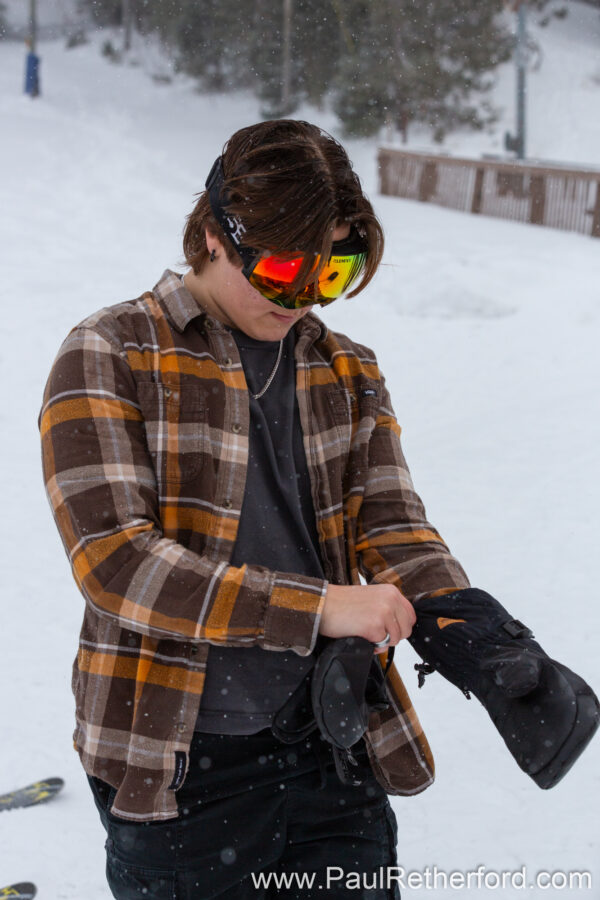 Winter Senior Photography Session Petoskey MI