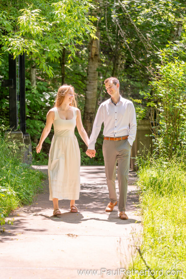 Petoskey Lighthouse Pier Bayfront Park Engagement