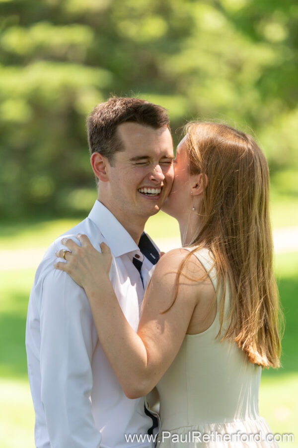 Petoskey Lighthouse Pier Bayfront Park Engagement