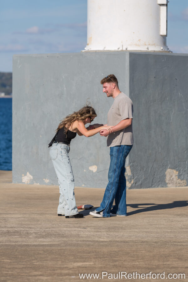 Petoskey Northern Michigan Surprise Engagement Photography