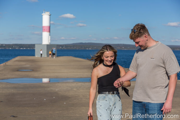 Petoskey Northern Michigan Surprise Engagement Photography