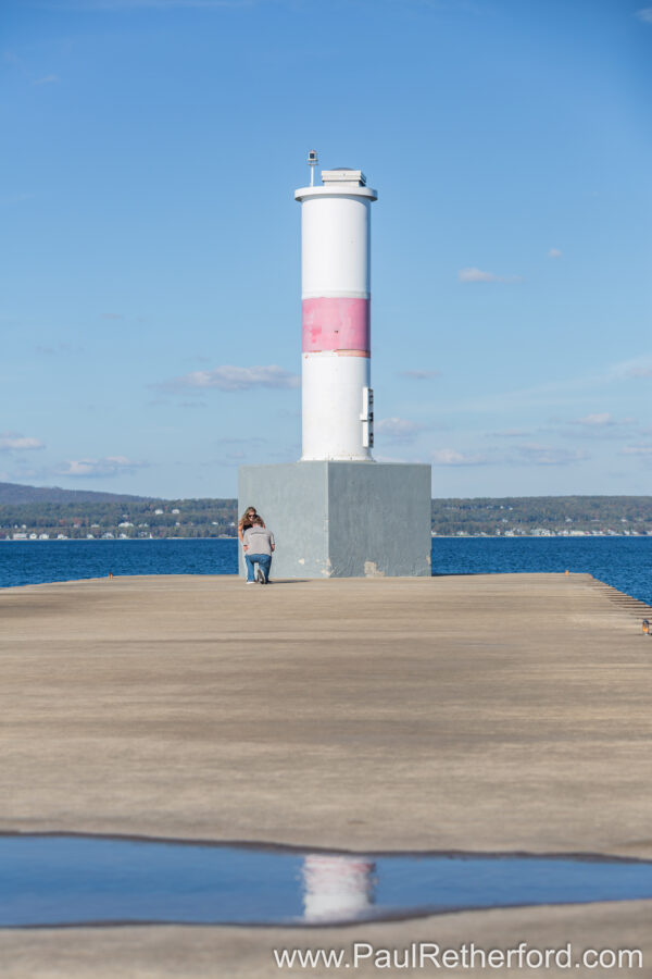 Petoskey Northern Michigan Surprise Engagement Photography