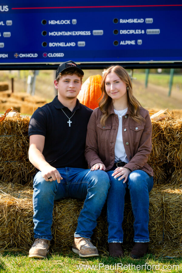 Engagement Photography Boyne Mountain Resort Skybridge