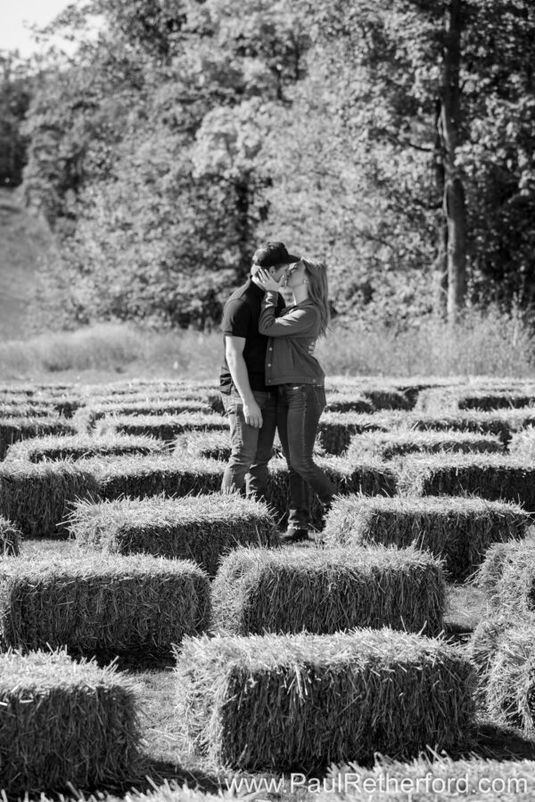 Engagement Photography Boyne Mountain Resort Skybridge