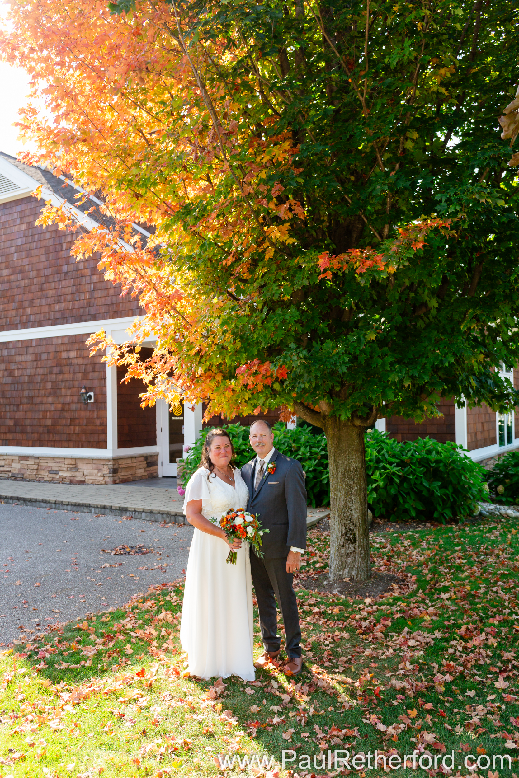 Northern Michigan Fall Outdoor Sun Outdoors Wedding Photography