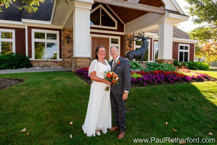 Northern Michigan Fall Outdoor Sun Outdoors Wedding Photography