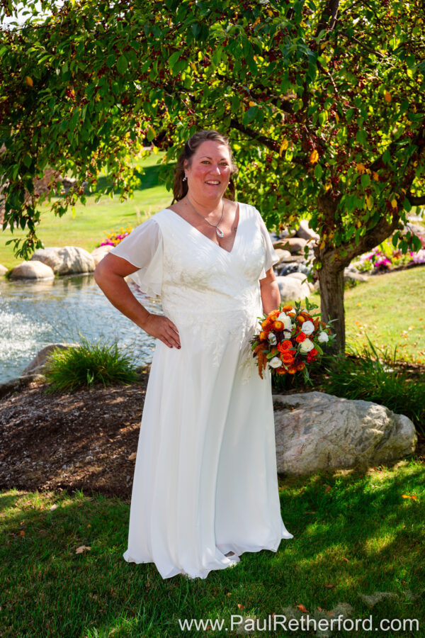 Northern Michigan Fall Outdoor Sun Outdoors Wedding Photography