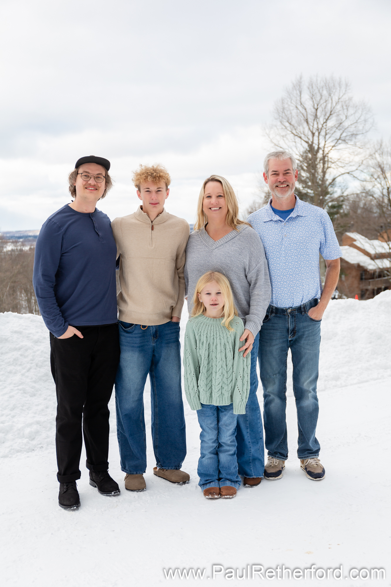 Winter Family Photography Shanty Creek Resort