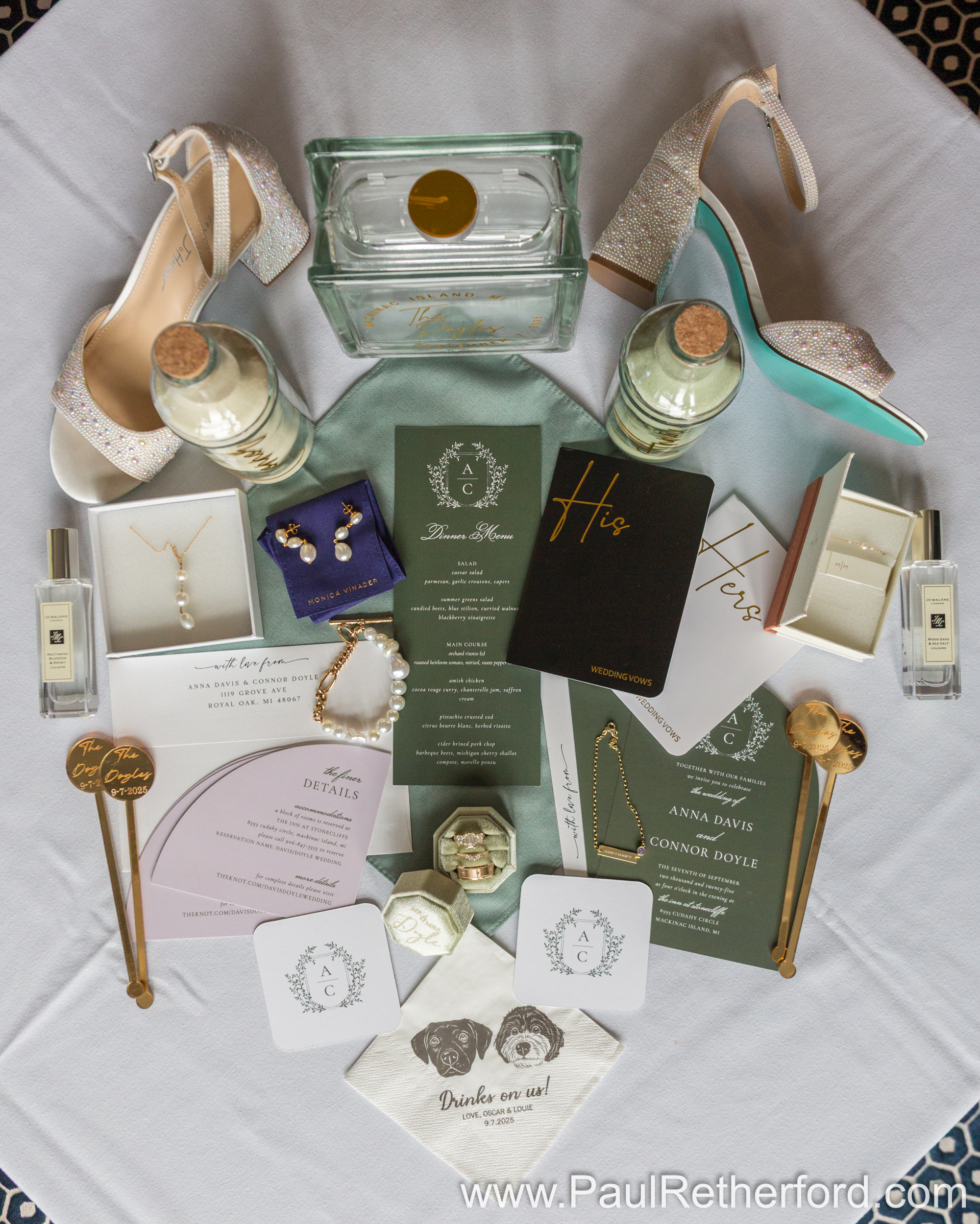 Mackinac Island Wedding Inn at Stonecliffe Photography