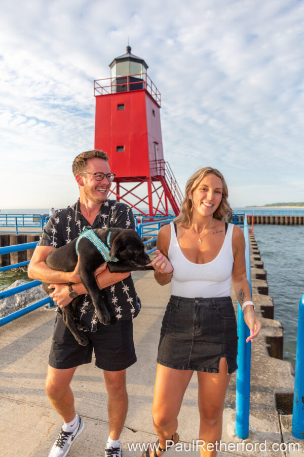 Charlevoix Northern Michigan Engagement Photography