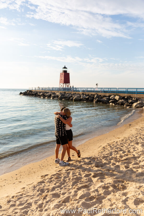 Charlevoix Northern Michigan Engagement Photography