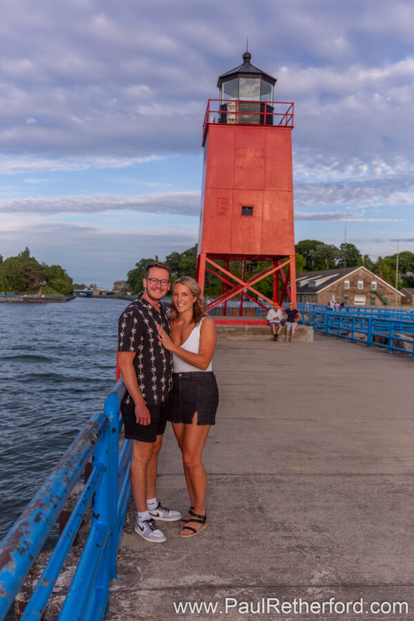 Charlevoix Northern Michigan Engagement Photography