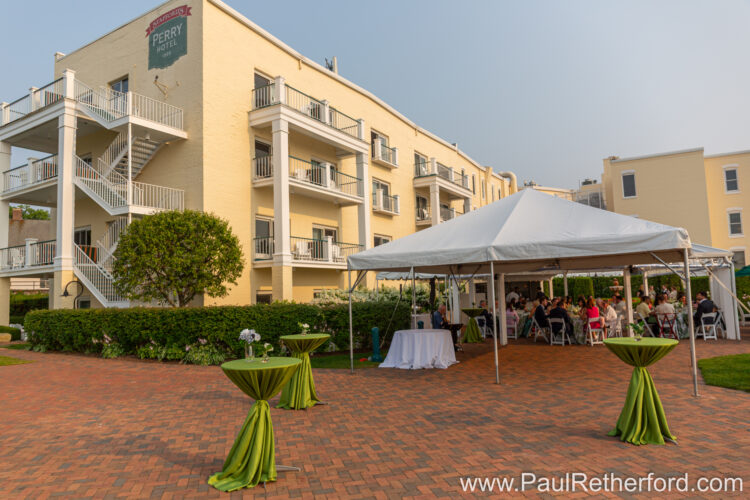 The Perry Hotel wedding rehearsal dinner photography
