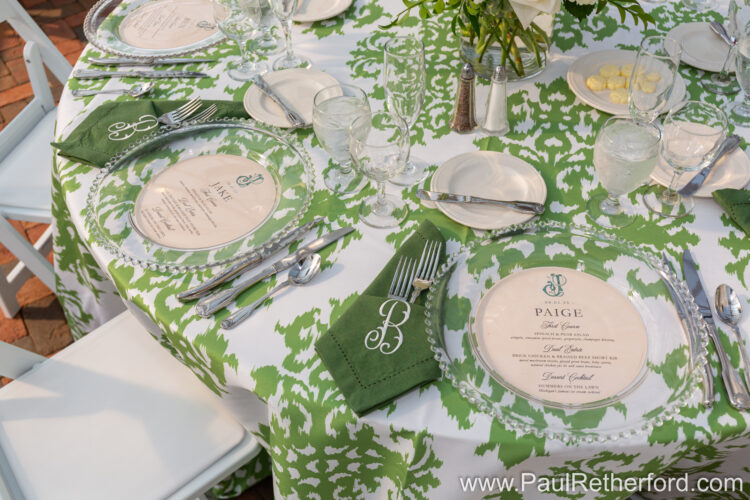 The Perry Hotel wedding rehearsal dinner photography