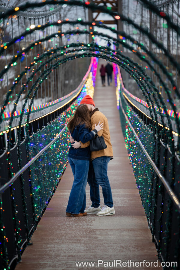 Boyne Mountain Resort Skybridge Engagement Photography