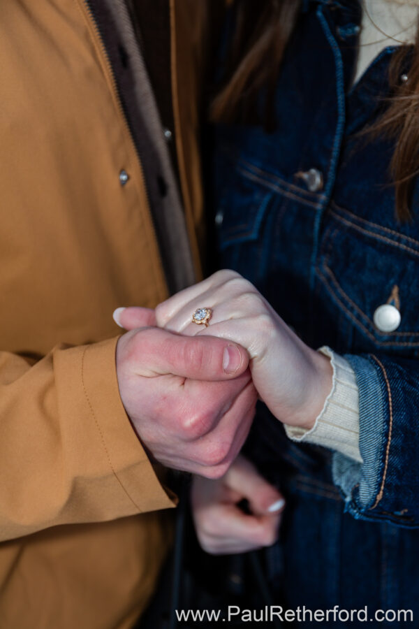 Boyne Mountain Resort Skybridge Engagement Photography