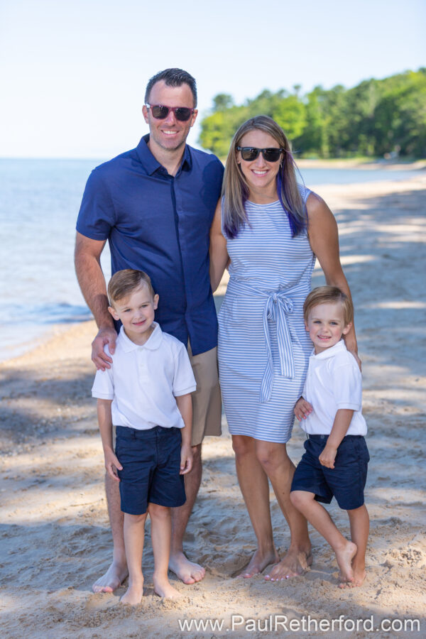 northern michigan family lake michigan shoreline photography