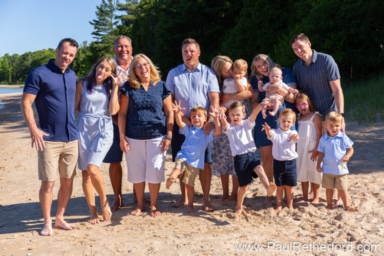 northern michigan family lake michigan shoreline photography